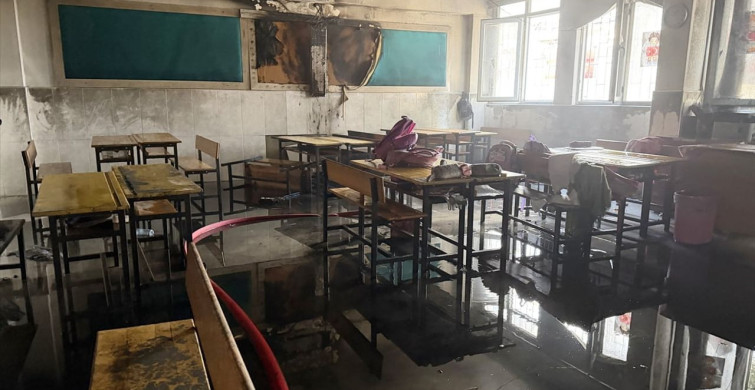 Alanya'da Okulda Çıkan Yangın Kontrol Altına Alındı