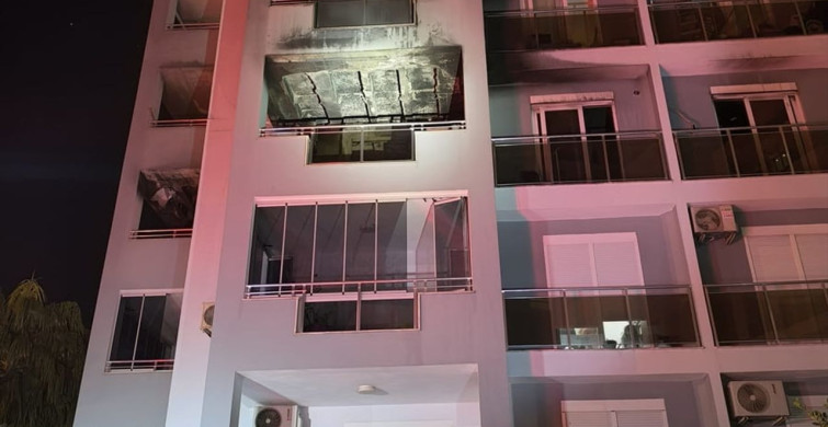 Alanya'da Rezidansta Yangın Çıktı