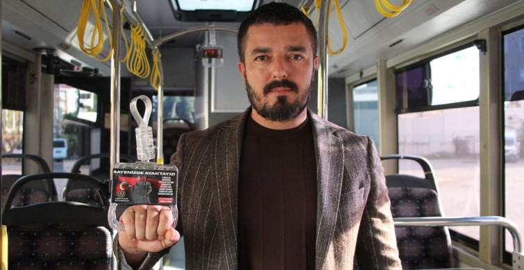 Alanya'da Şehitler Otobüslerle Anılıyor