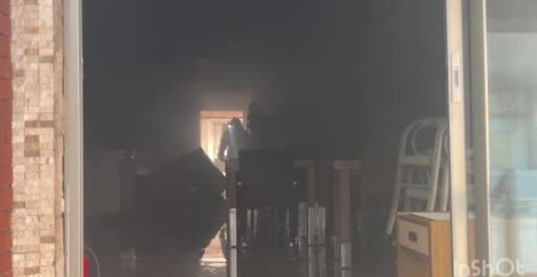 Alanya'da Tadilattaki Otelde Yangın Paniği