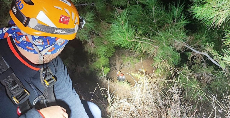Alanya'da Uçuruma Düşen Turistler Kurtarıldı