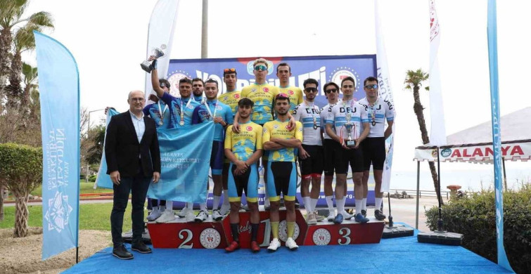 Alanya'da ÜNİLİG Yol ve Dağ Bisikleti Türkiye Şampiyonası Başladı