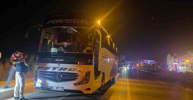 Alanya'da yolcu otobüsünün çarptığı yaşlı adam hayatını kaybetti