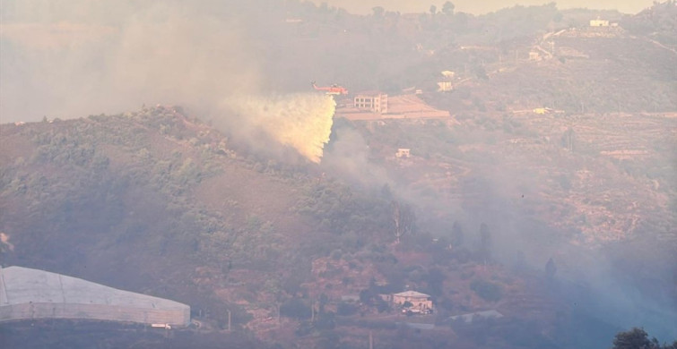 Alanya'daki Orman Yangınına Müdahale Devam Ediyor