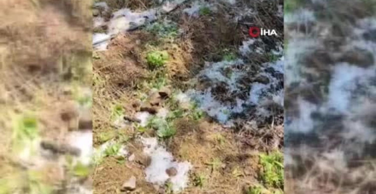 Alaşehir'de Büyüklüğünde Dolu Etkisini Gösterdi
