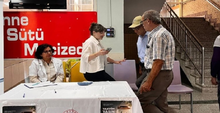 Alaşehir'de sağlık testi kampanyası yoğun ilgi görüyor