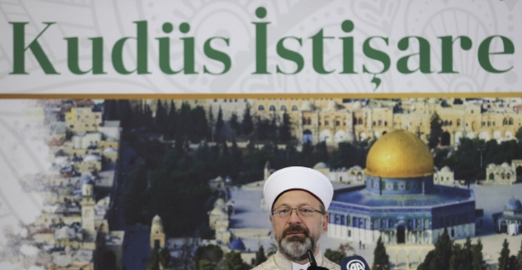 Ali Erbaş'tan Kudüs Açıklaması: Onların Sesi Çıkmıyor Diye Biz de Oturmayacağız
