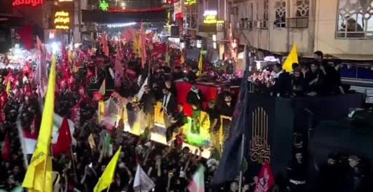 Ali Hamaney'in naaşı Kerbela'ya getirildi