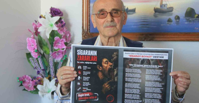 Ali Kayıkçı'dan sigaraya karşı toplumsal bir mücadele: "Sigarayı Boykot Destanı"