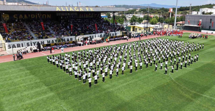 Aliağa'da 19 Mayıs Coşkuyla Kutlandı