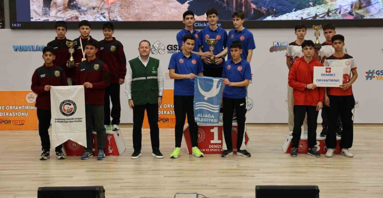 Aliağalı Oryantiring Sporcuları Türkiye Şampiyonasında 6 Derece Elde Etti