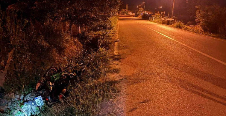 Alkollü Motosiklet Sürücüsünün Kaza Yapması: Hayati Tehlike Sürüyor