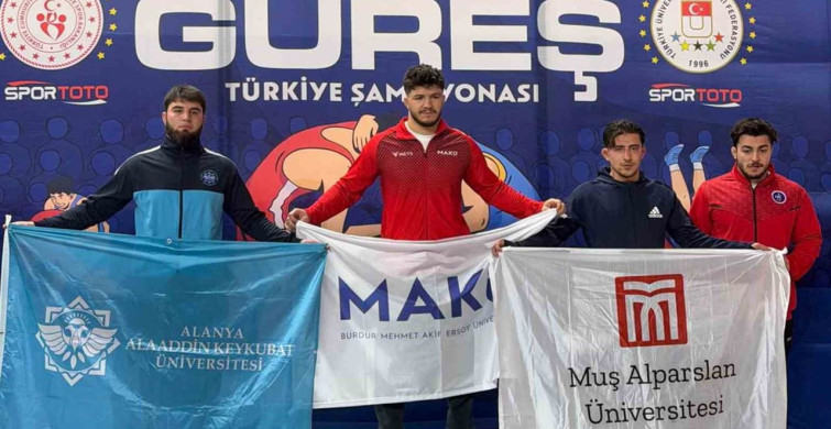 ALKÜ Öğrencisi Aidamir Ibavov, Güreş Şampiyonasında Gümüş Madalya Kazandı