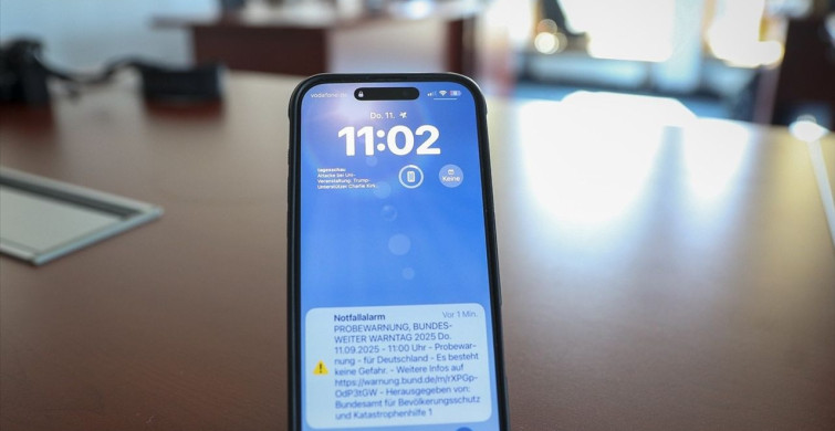 Almanya'da Acil Durum Uyarı Sistemleri Test Edildi