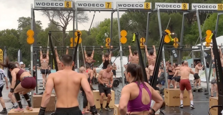 Alsancak Fitness Festivali'nde Yağmura Rağmen Spor Keyfi