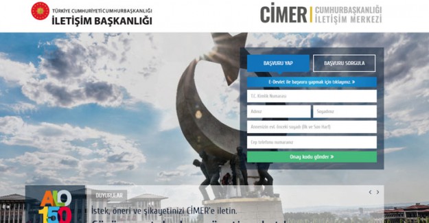 Altun Açıkladı! CİMER'e 2019'da 3 Milyon 138 Bin 233 Başvuru Yapıldı