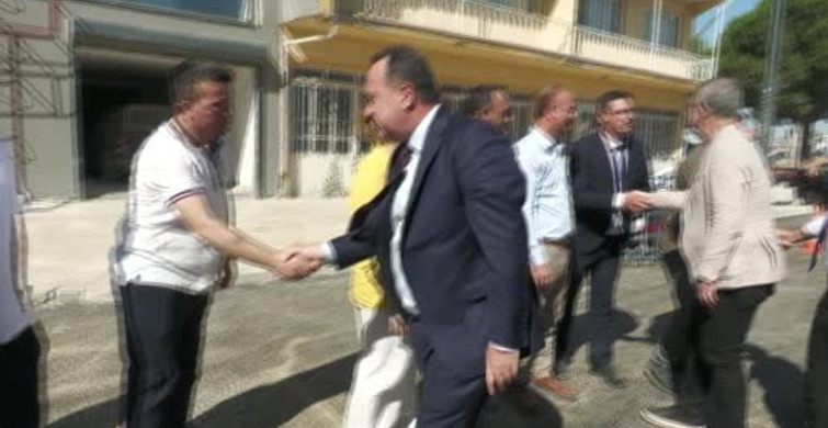 Altyapısı yenilenen caddede sıcak asfalt çalışmaları başladı
