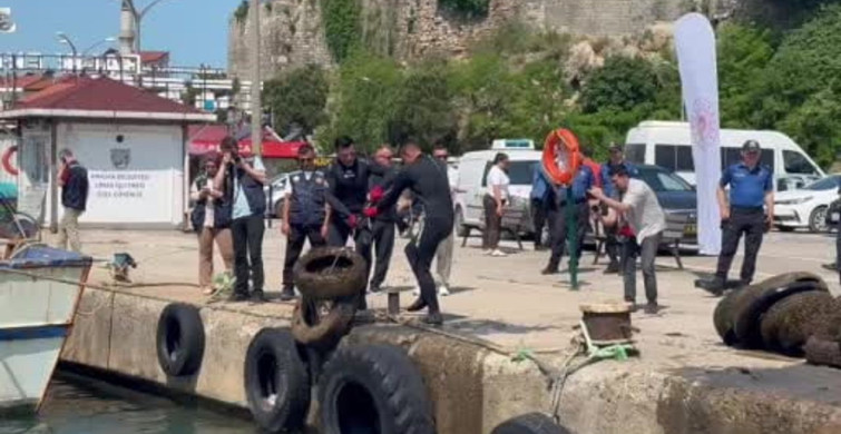 Amasra'da Deniz Temizliği Etkinliği
