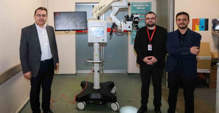 Amasya Hastanesi'ne Yeni Cerrahi Mikroskop