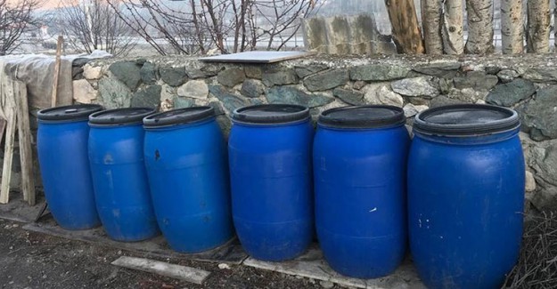 Amasya'da 550 Litre Sahte İçki Bulundu 