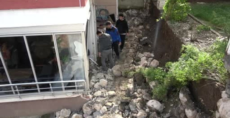 Amasya'da Duvar Yıkılması Korkuttu