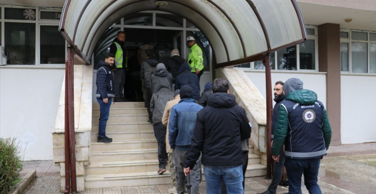 Amasya'da Düzensiz Göçmen Operasyonu