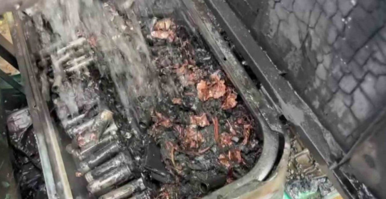 Amasya'da Elektrikli Motosikletin Yangını Şok Yarattı