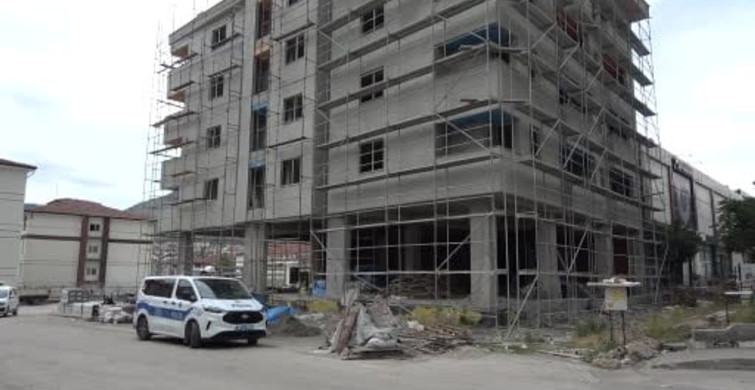 Amasya'da inşaatın 4. katından düşen işçi hayatını kaybetti