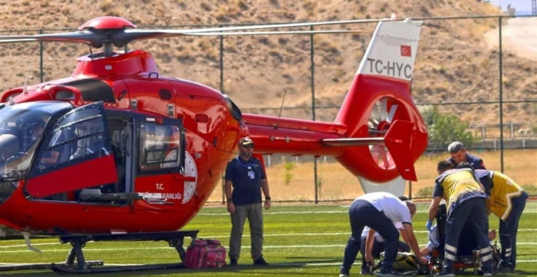 Ambulans Helikopter 82 Yaşındaki Hastayı Malatya'ya Taşıdı