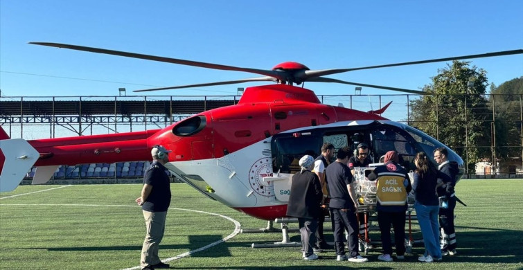 Ambulans Helikopter, Solunum Sorunu Olan Bebek İçin Havalandı
