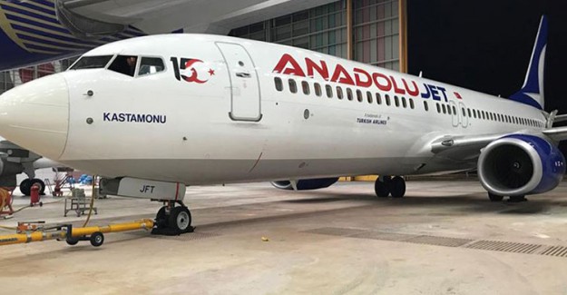 AnadoluJet Uçağına '15 Temmuz' Logosu  Giydirildi 