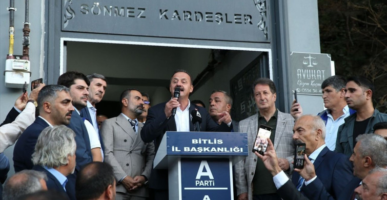 Anahtar Parti Genel Başkanı Yavuz Ağıralioğlu Bitlis'te İl Başkanlığı Açılışını Yaptı