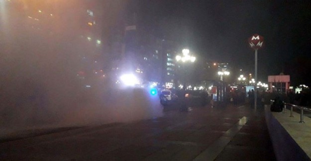 Kızılay'da Yangın Korkuttu