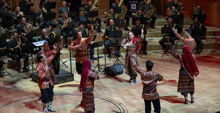 Ankara Kültür Yolu Festivali'nde TSK Armoni Mızıkası Konseri