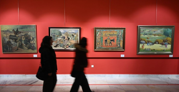 Ankara Resim ve Heykel Müzesi'nde Aile Yılı'na Özel İki Sergi Açıldı