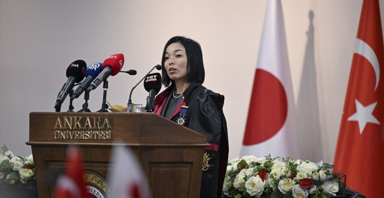 Ankara Üniversitesi'nden Prenses Akiko Mikasa'ya Fahri Doktora