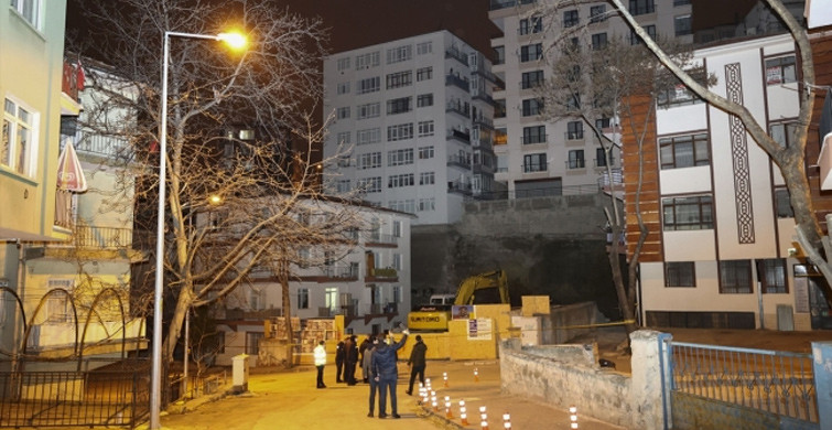 Ankara'da 8 Katlı Binanın Yıkılma Tehlikesi