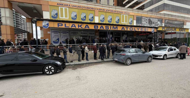 Ankara'da APP Plaka Değişim Yoğunluğu