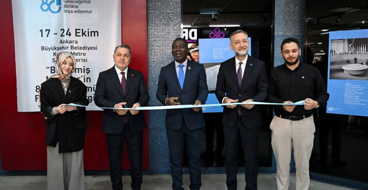Ankara'da Birleşmiş Milletler 80. Yıl Dönümü Sergisi Açıldı