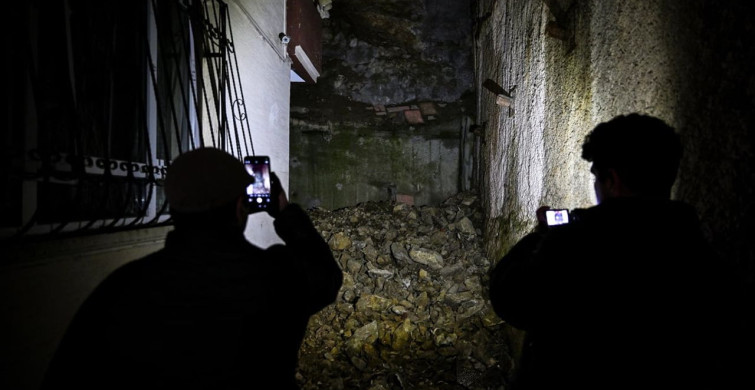 Ankara'da Çöken İstinat Duvarı, Apartman Sakinlerini Mağdur Etti