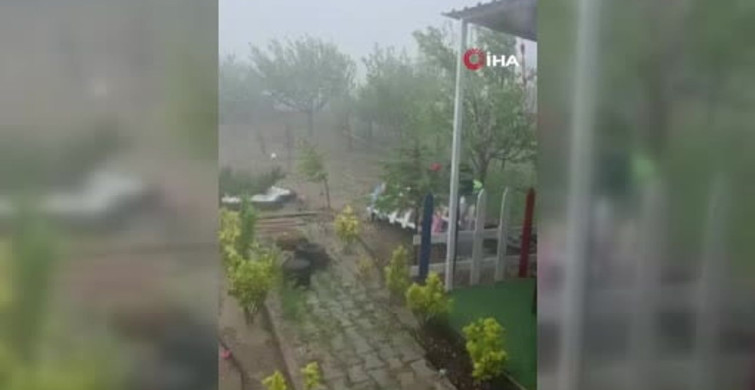 Ankara'da Dolu Yağışı Tarım Arazilerine Zarar Verdi