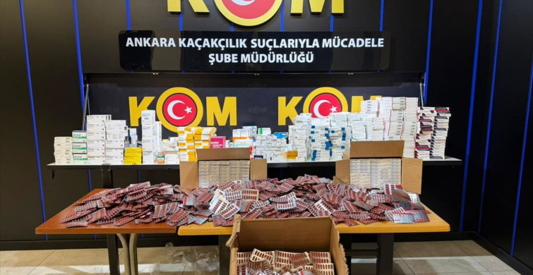Ankara'da Kaçak İlaç Operasyonu: 2 Tutuklama