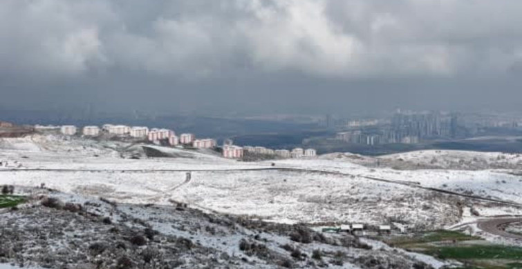 Ankara'da Karla Kaplanan Güzel Manzaralar