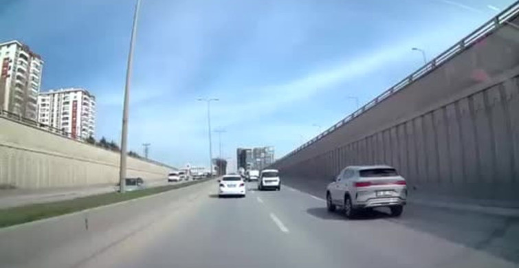 Ankara'da Makas Atma Kazası Kameralarda