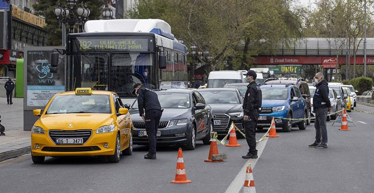 Ankara’da Tam Kapanmanın İlk Günü Yoğun Trafik Oluştu