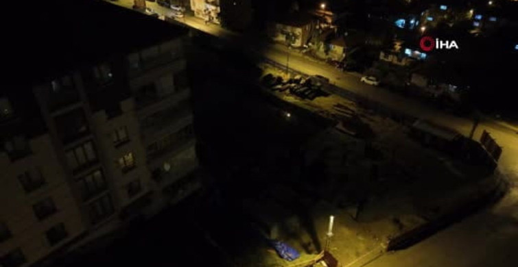 Ankara'da Yağmur Sonrası Çökme Olayı