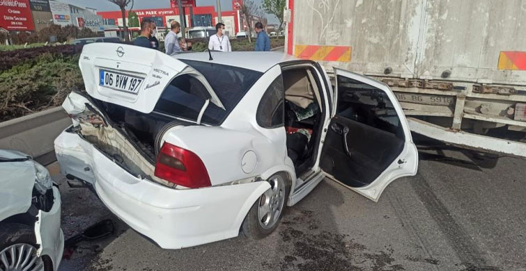 Ankara’da Zincirleme Kaza Meydana Geldi: 2 Yaralı