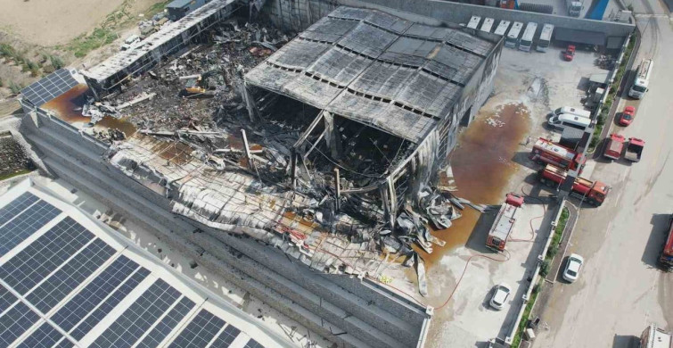 Ankara'daki İlaç Fabrikasında Büyük Yangın