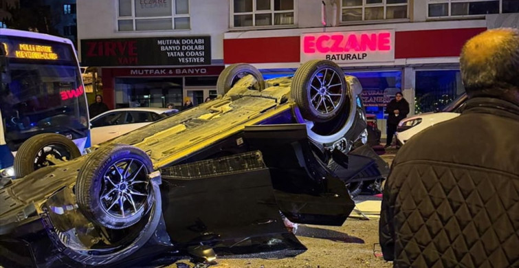 Ankara'daki Trafik Kazası: 1 Yaralı