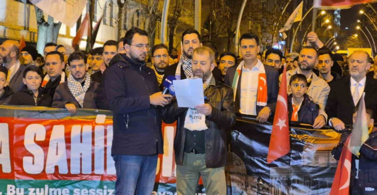 Ankara'dan Mescid-i Aksa İçin Destek Yürüyüşü